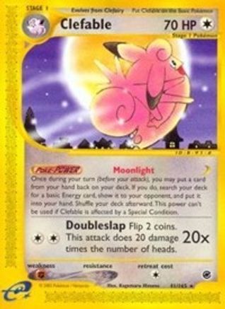 Clefable (41) 41/165 - Reverse Holofoil