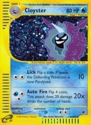 Cloyster (8) 8/165 - Holofoil