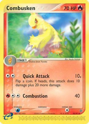 Combusken 25/97 - Reverse Holofoil