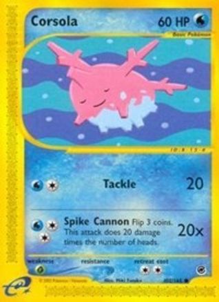 Corsola 102/165 - Reverse Holofoil