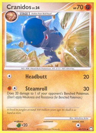 Cranidos 43/123 - Reverse Holofoil