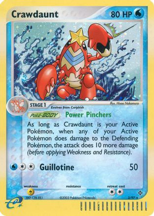 Crawdaunt - 3/97 3/97 - Reverse Holofoil