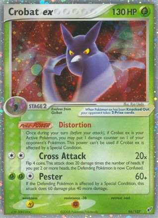 Crobat ex 96/107 - Holofoil