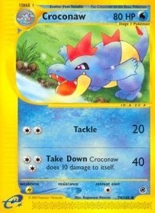 Croconaw 74/165 - Reverse Holofoil