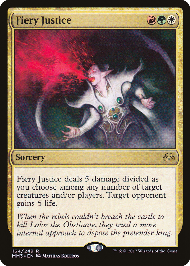 Fiery Justice (MM3-164) -  Foil