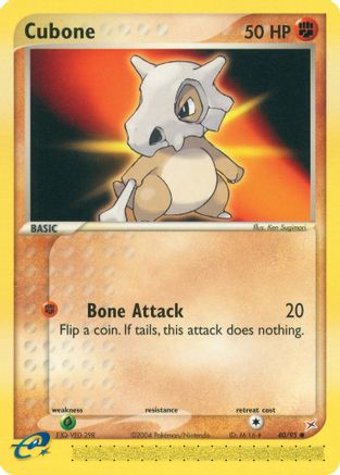 Cubone 40/95 - Reverse Holofoil