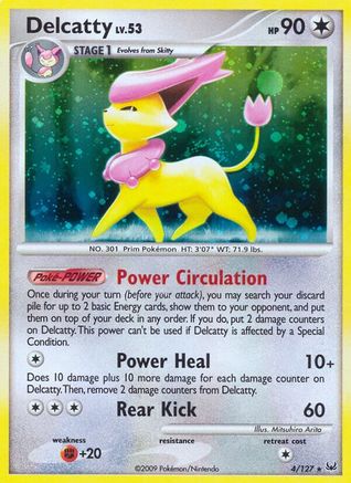 Delcatty 4/127 - Reverse Holofoil