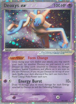 Deoxys ex (Normal Forme) 97/107 - Holofoil