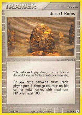 Desert Ruins 88/101 - Reverse Holofoil