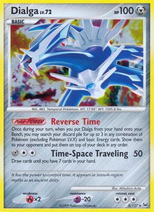 Dialga (5) 5/127 - Reverse Holofoil