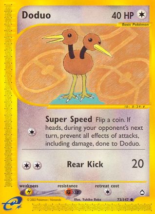 Doduo 73/147 - Reverse Holofoil