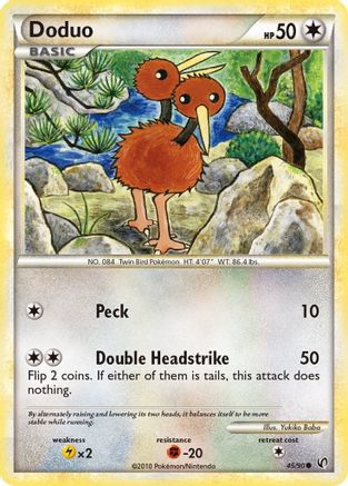 Doduo 45/90 - Reverse Holofoil