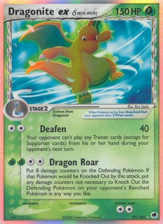 Dragonite ex (Delta Species) 91/101 - Holofoil