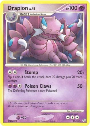 Drapion 23/130 - Reverse Holofoil