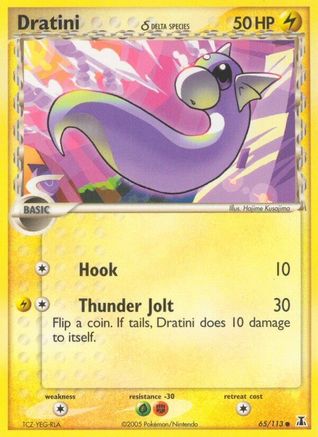 Dratini - 065/113 (Delta Species) 65/113 - Reverse Holofoil