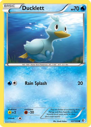 Ducklett 42/149 - Reverse Holofoil