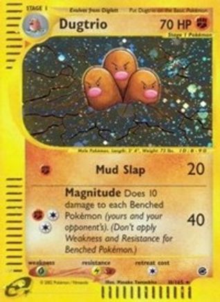 Dugtrio (10) 10/165 - Reverse Holofoil