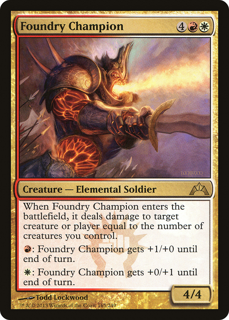 Foundry Champion (GTC-165) -  Foil