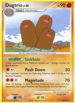 Dugtrio 24/127 - Reverse Holofoil