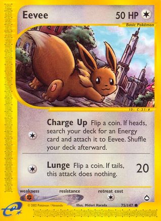 Eevee 75/147 - Reverse Holofoil