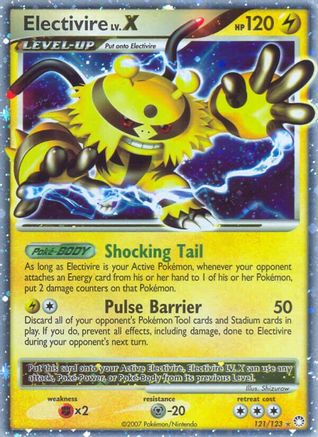 Electivire LV.X 121/123 - Holofoil