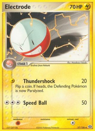 Electrode 27/106 - Reverse Holofoil