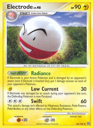 Electrode (36) 36/100 - Reverse Holofoil