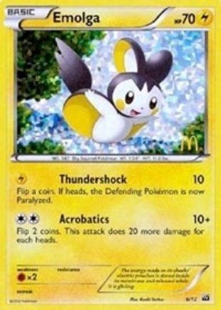 Emolga - 6/12 6/12 - Holofoil