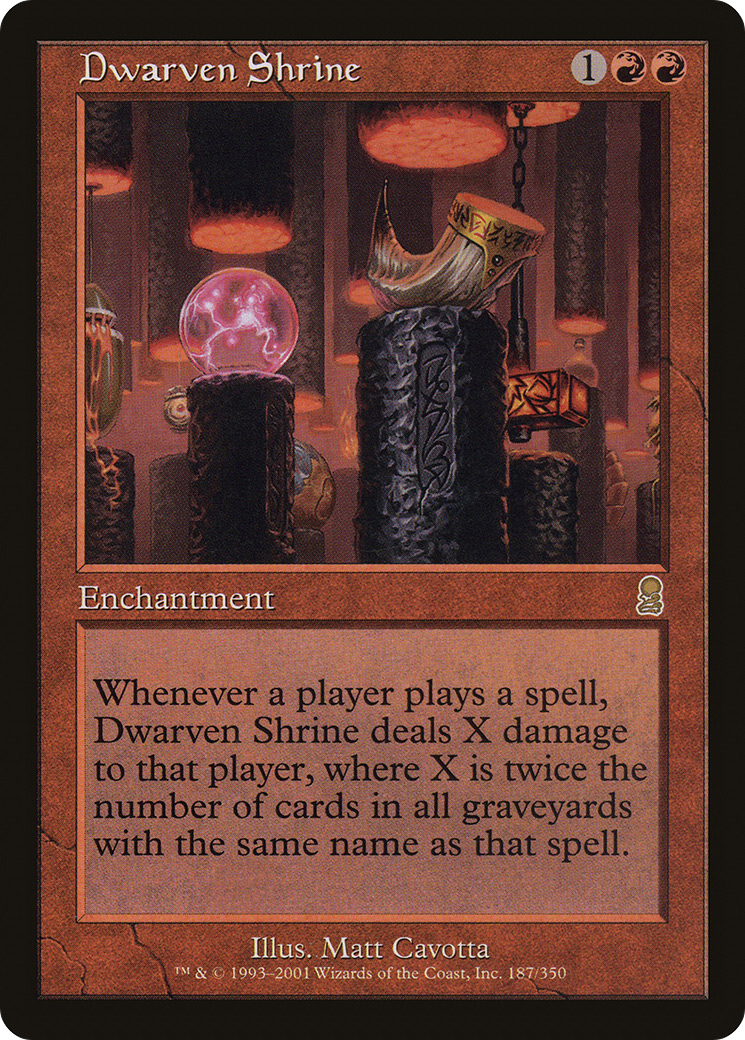 Dwarven Shrine (ODY-187) -  Foil