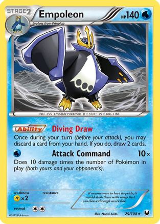 Empoleon 29/108 - Reverse Holofoil