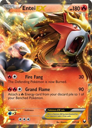 Entei EX 13/108 - Holofoil