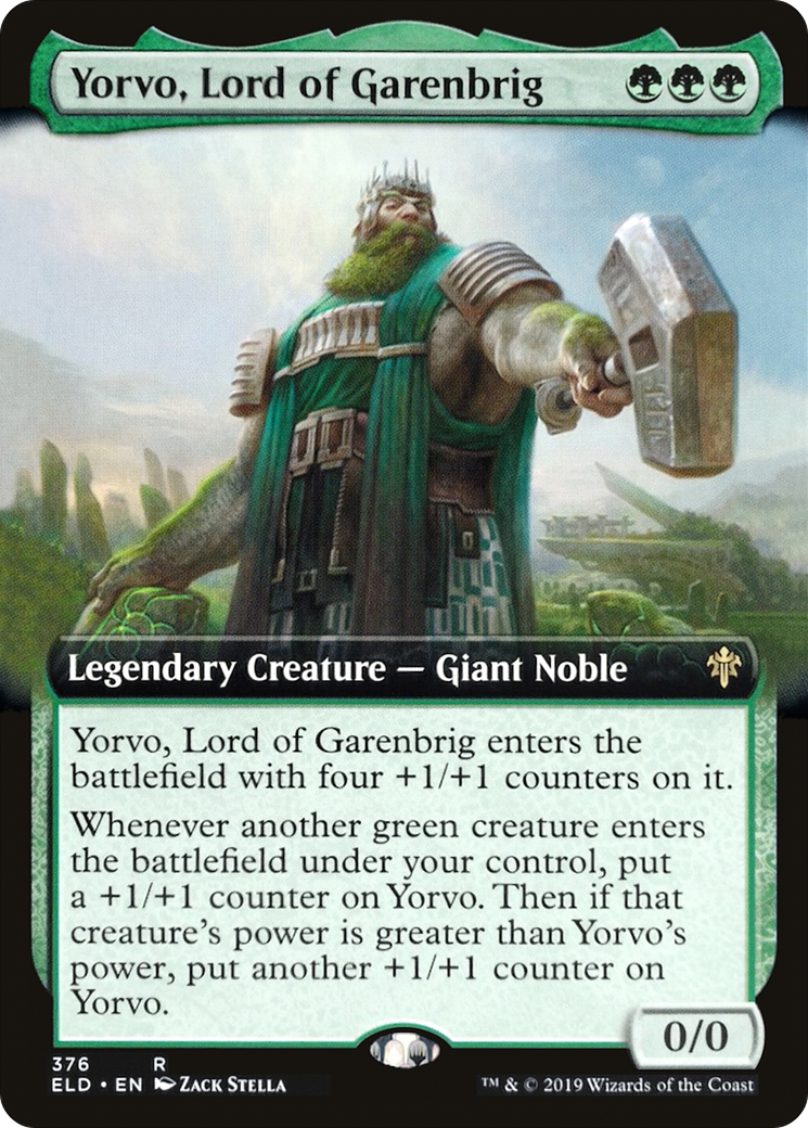 Yorvo, Lord of Garenbrig (ELD-376) - : (Extended Art) Foil