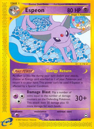 Espeon 11/147 - Reverse Holofoil