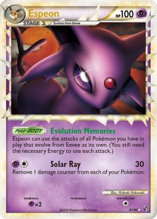 Espeon (Prime) 81/90 - Holofoil