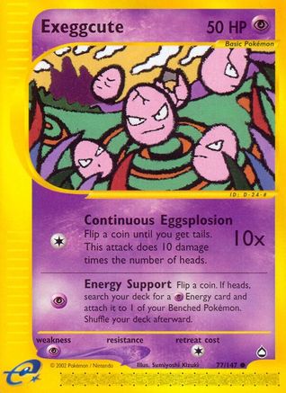 Exeggcute (77) 77/147 - Reverse Holofoil