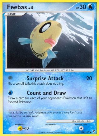 Feebas 104/147 - Reverse Holofoil