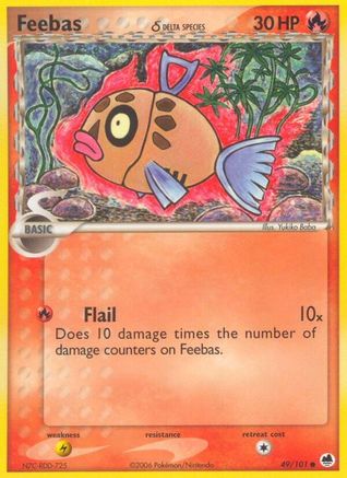 Feebas (Delta Species) 49/101 - Reverse Holofoil