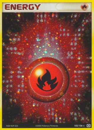 Fire Energy 102/106 - Holofoil