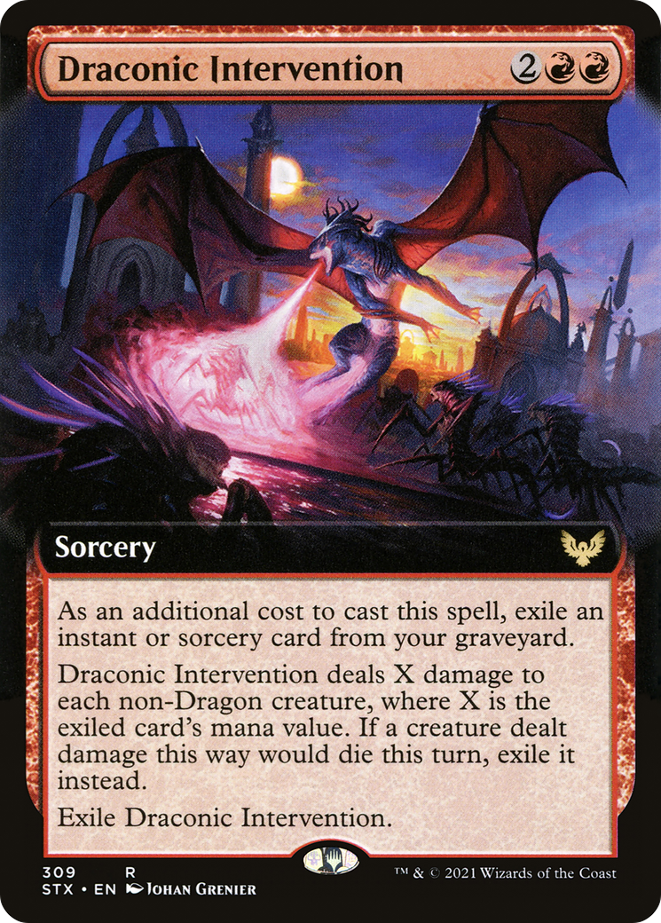 Draconic Intervention (STX-309) - : (Extended Art)