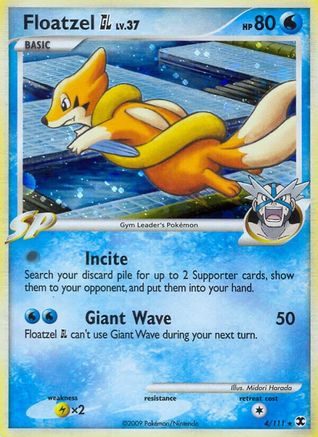 Floatzel GL 4/111 - Holofoil