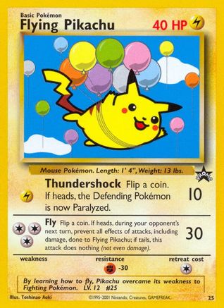 Flying Pikachu 25/53 -