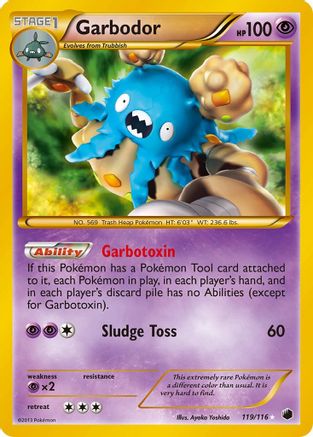 Garbodor (119 Secret Rare) 119/116 - Holofoil