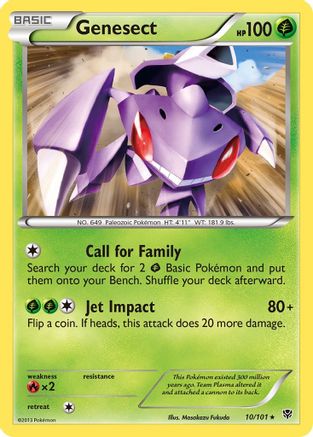 Genesect 10/101 - Reverse Holofoil