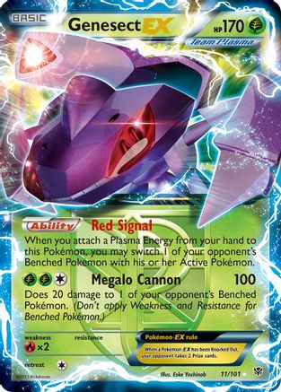 Genesect EX (Team Plasma) 11/101 - Holofoil