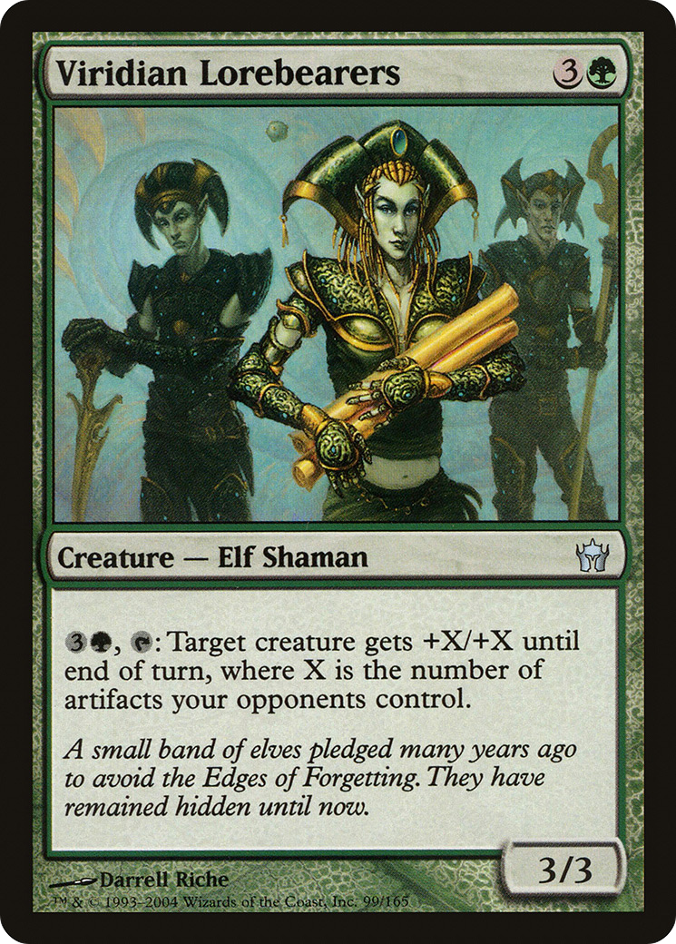 Viridian Lorebearers (5DN-099) -  Foil