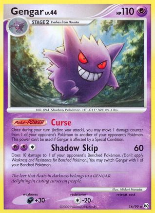 Gengar (16) 16/99 - Reverse Holofoil