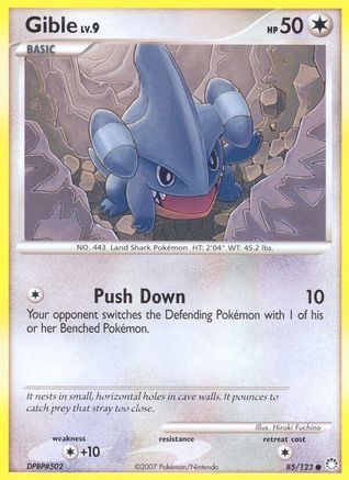 Gible 85/123 - Reverse Holofoil