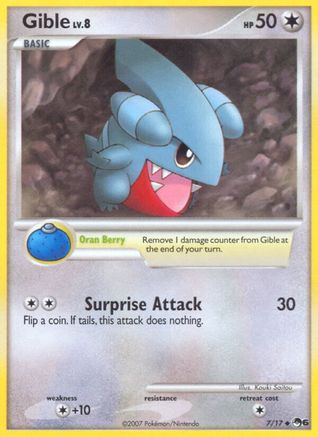 Gible 7/17 - Holofoil