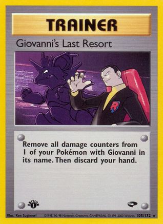 Giovanni's Last Resort 105/132 - Unlimited