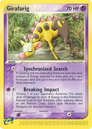 Girafarig 16/97 -